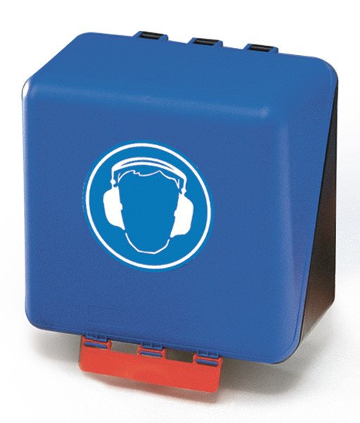 SecuBox für Gehörschutz, blau