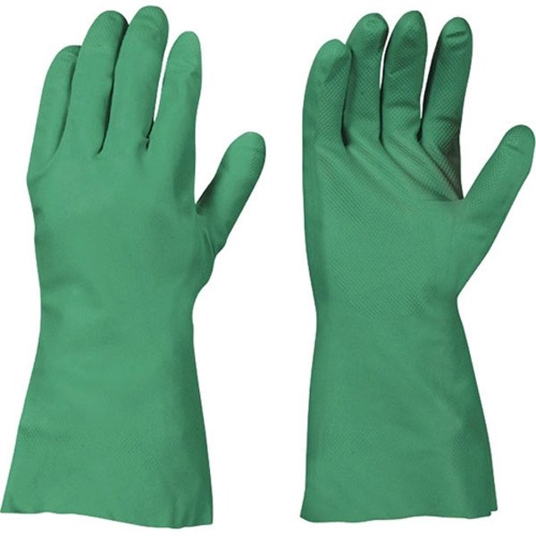 Nitril-gloves green, length 310 mm