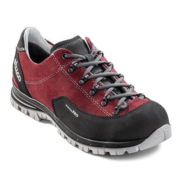 Hiking PRO bordeaux, bordó munkavédelmi cipő S3