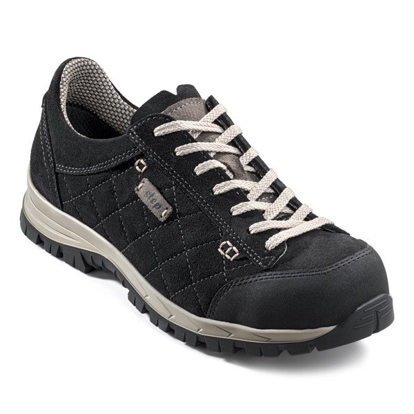 Step - fekete munkavédelmi cipő S3